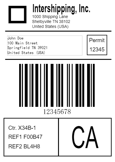 Ship Label